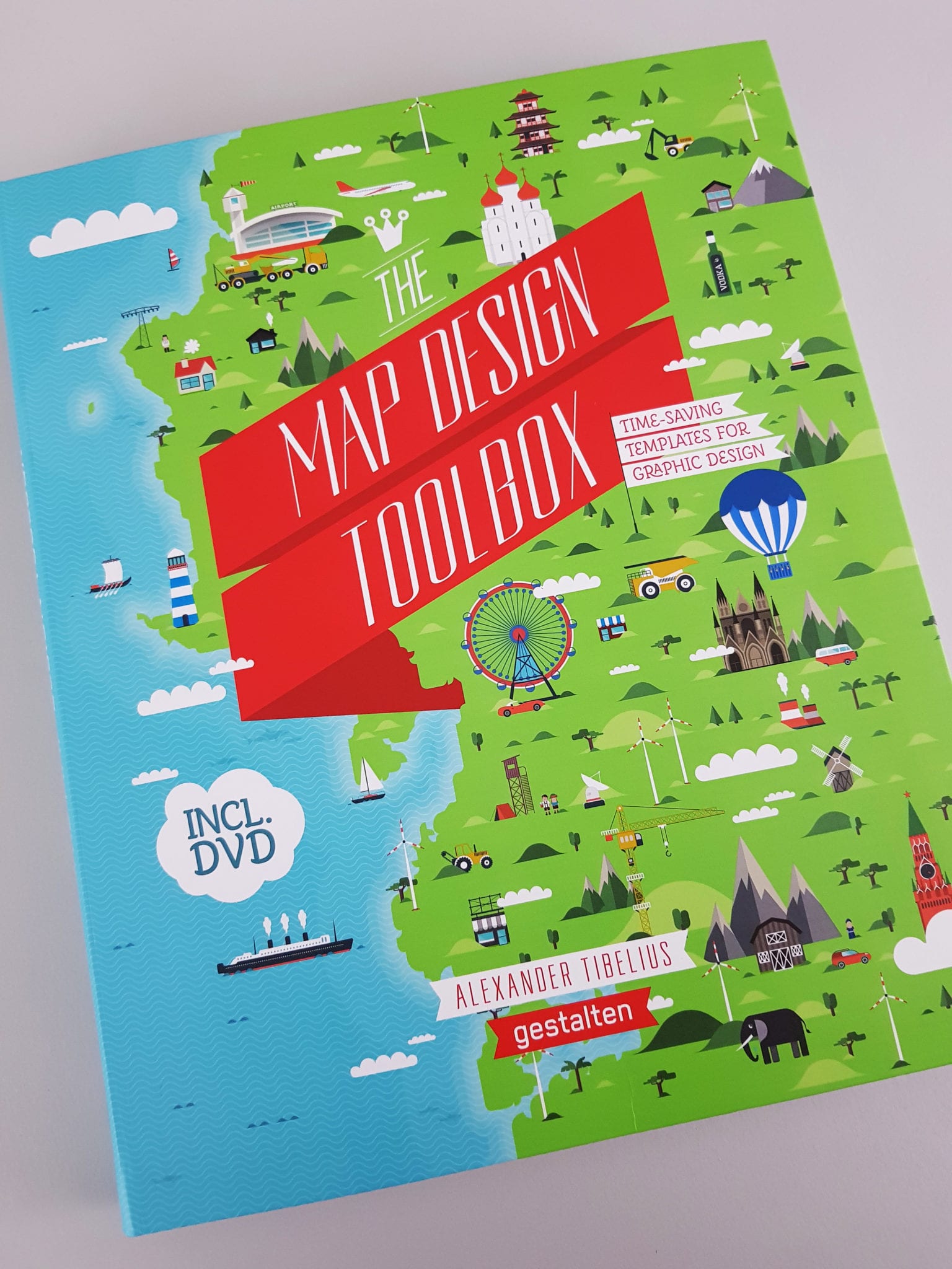 The Map Design Toolbox gestalten Verlag Buchcover liegend