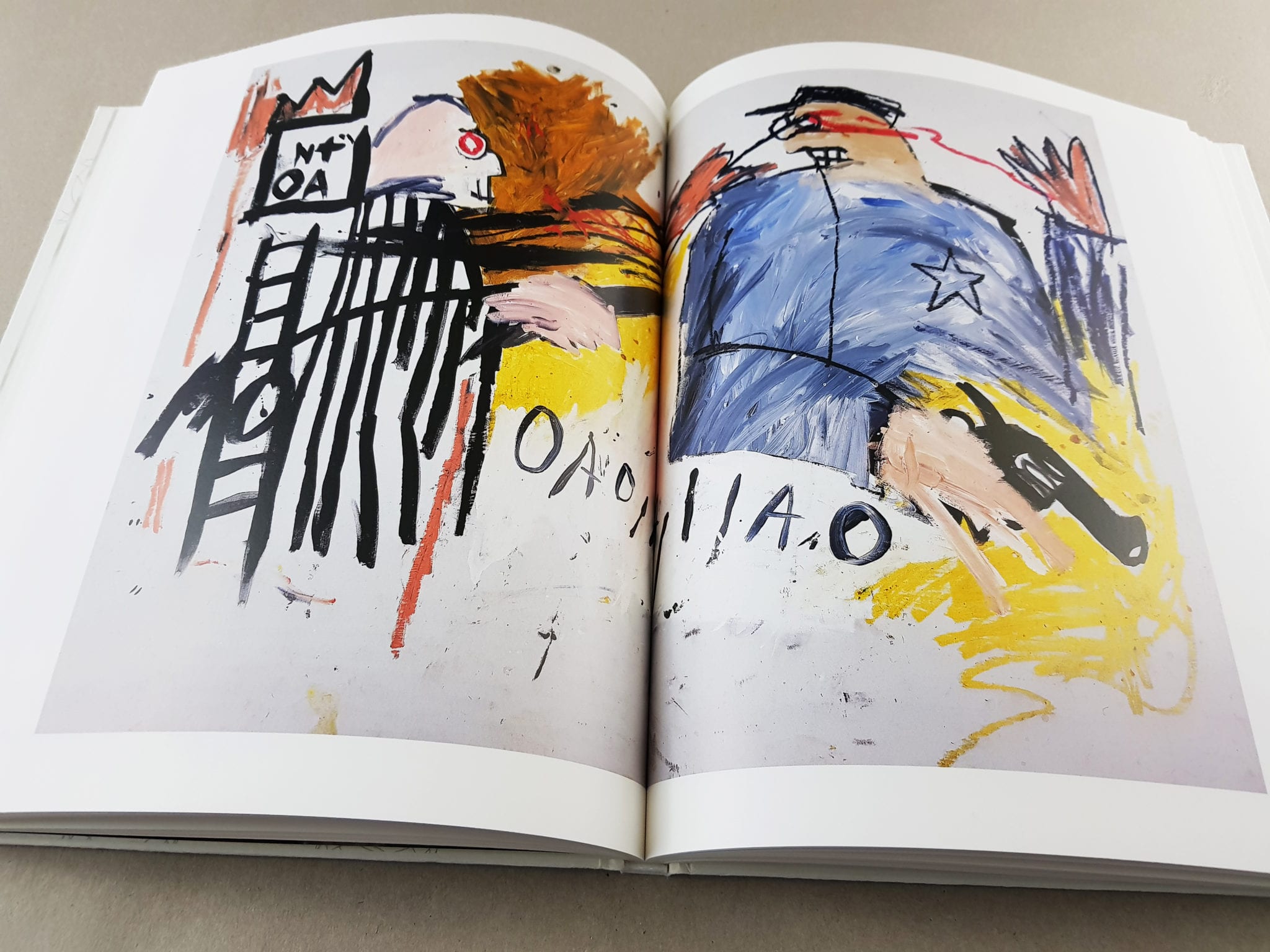 Basquiat TASCHEN Verlag kleine Reihe aufgeschlagene Doppelseite