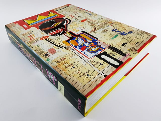 Jean-Michel Basquiat TASCHEN Verlag Graffiti und Street Art Buchcover liegend