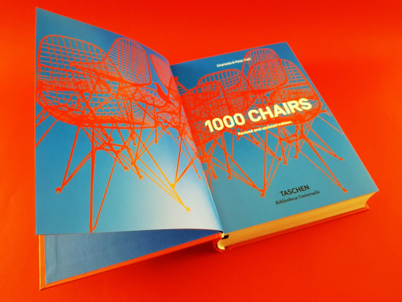 1000 Chairs TASCHEN Verlag aufgeschlagene Doppelseite