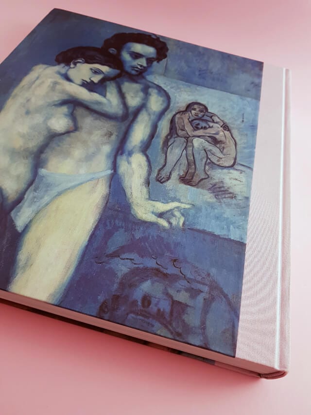 Picasso Blaue und Rosa Periode Hatje Cantz Verlag Buchrückseite