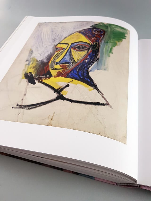 Picasso Blaue und Rosa Periode Hatje Cantz Verlag aufgeschlagener Bildband