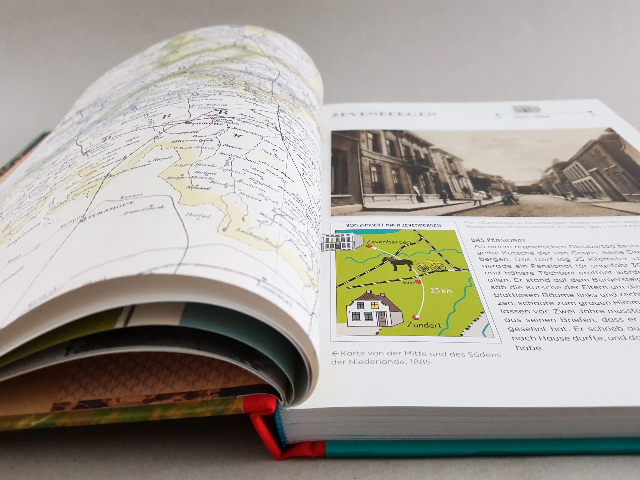Der große van Gogh Atlas Sieveking Verlag Kunstbücher aufgeschlagene Doppelseite