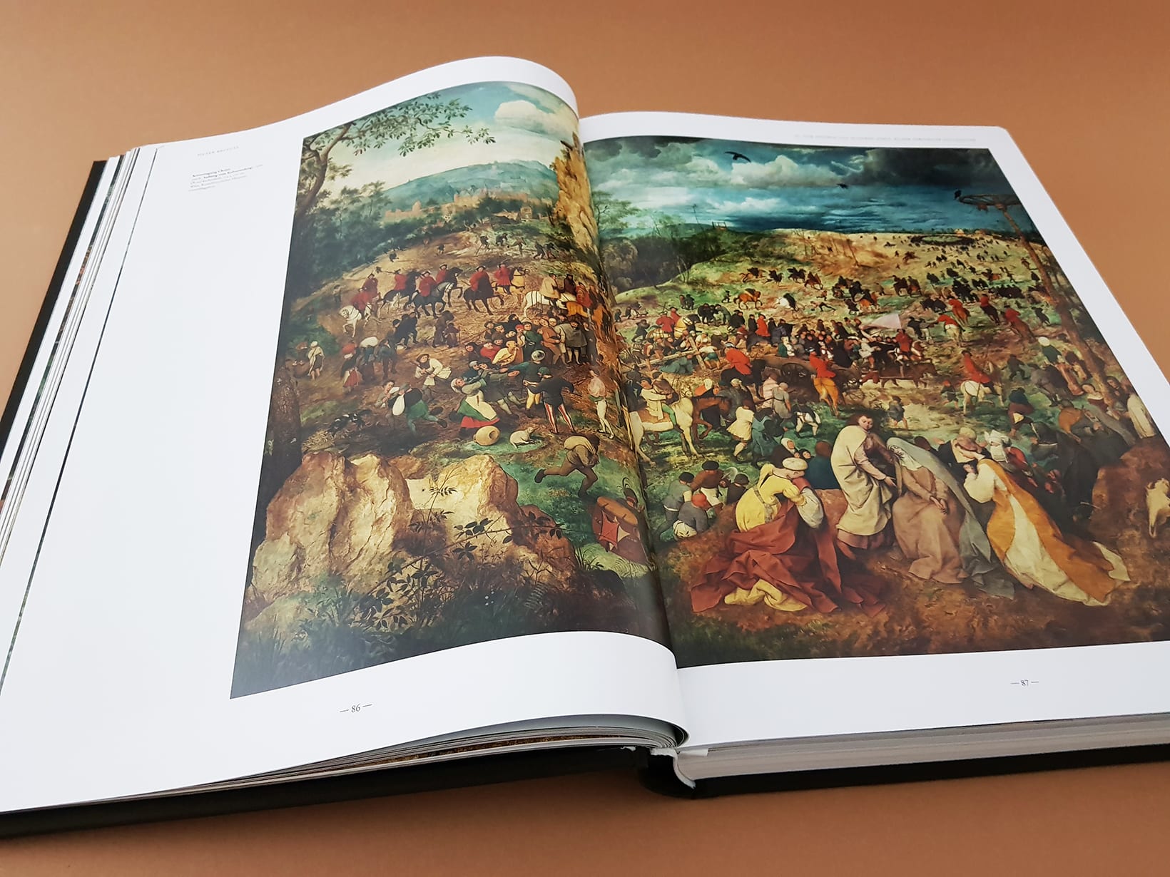 Pieter Bruegel Das vollständige Werk TASCHEN Verlag Doppelseite Innenansicht