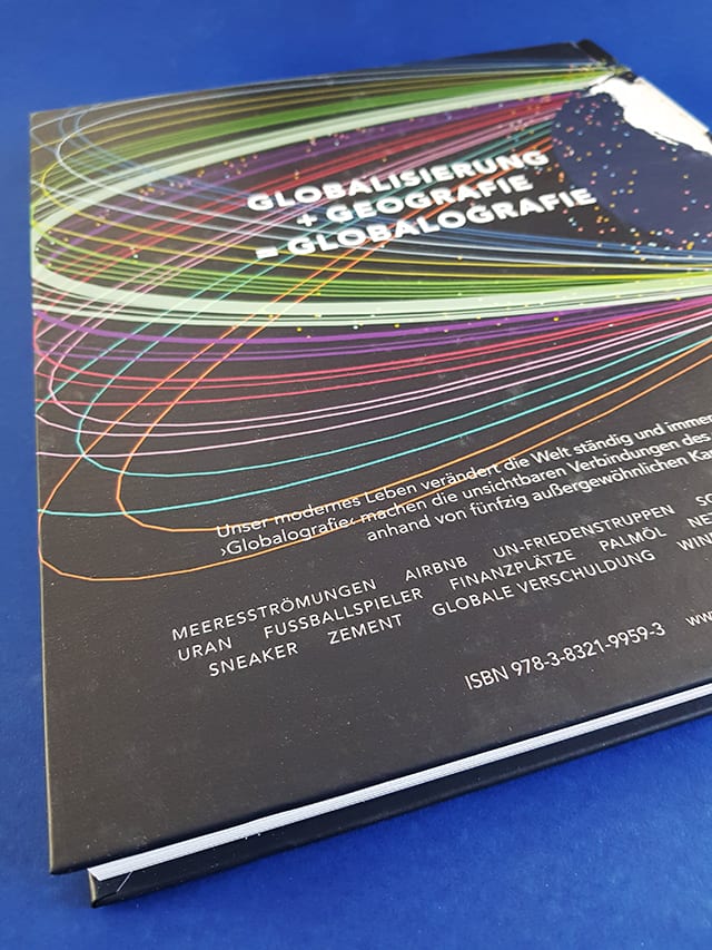 Globalografie 50 Karten erklären die Welt von heute DuMont Verlag Buchrückseite