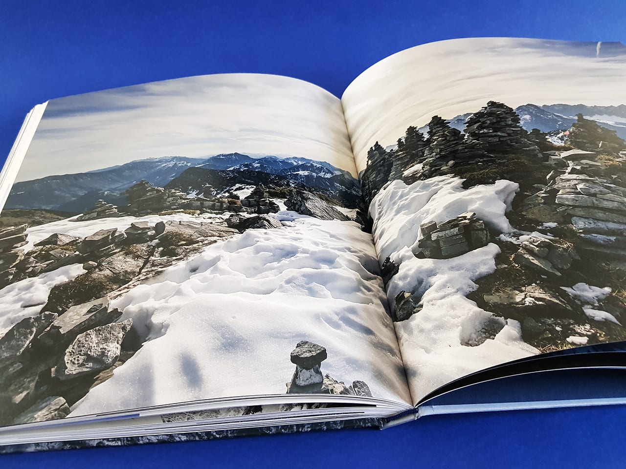 Ocean of Clouds Alpine Fluchten Sieveking Verlag Doppelseite Innenansicht