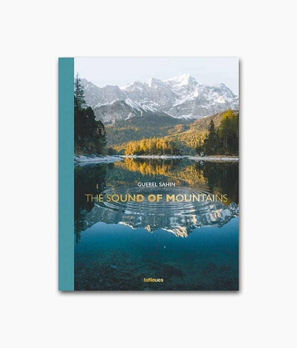 Buchcover von dem Abenteuer-Bildband über die Aplen Berge namens The Sound of Mountains aus dem teNeues Verlag