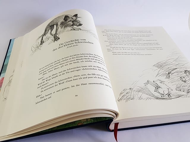 Das große Märchenbuch Diogenes Verlag aufgeschlagene Doppelseite