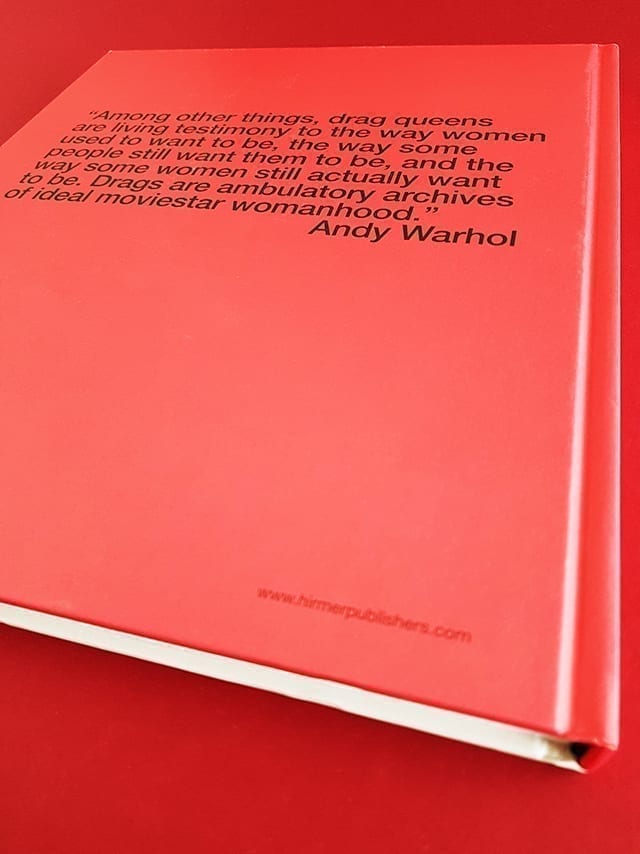 Andy Warhol Drag and Draw The Unknown Fifties Hirmer Verlag Buchrückseite