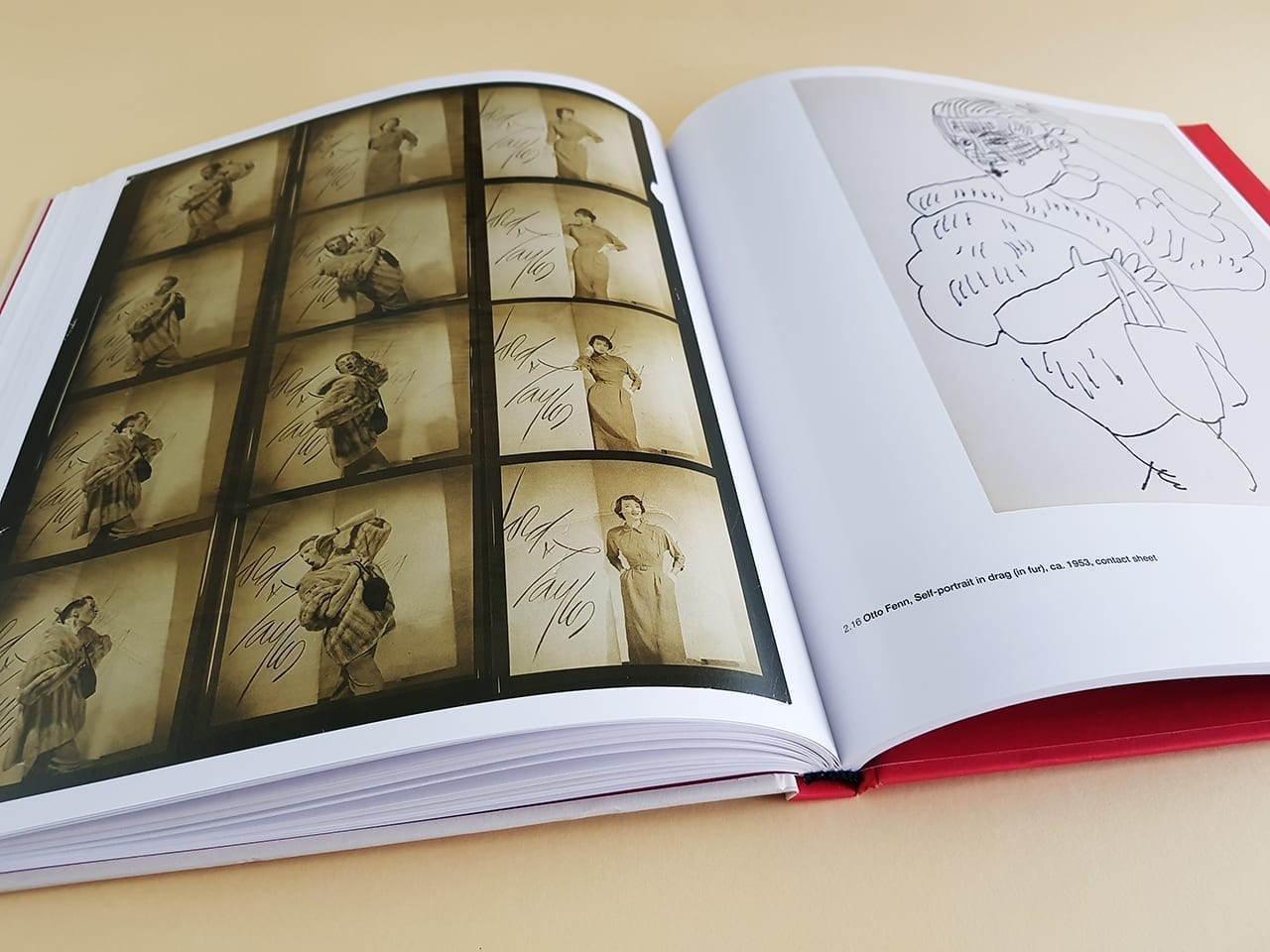 Andy Warhol Drag and Draw The Unknown Fifties Hirmer Verlag aufgeschlagene Doppelseite