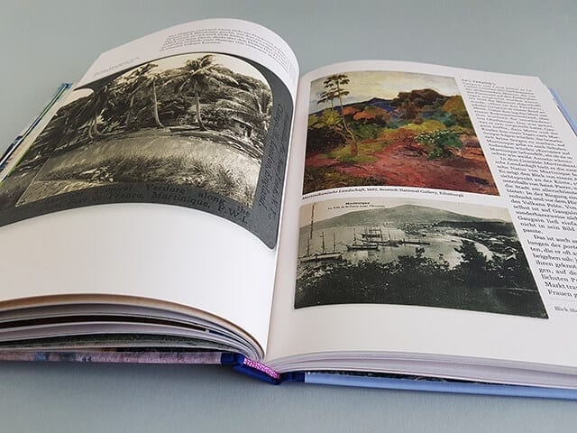 Der Gauguin Atlas Sieveking Verlag aufgeschlagene Doppelseite