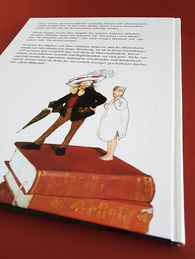 Hans Christian Andersen Märchen Michael Neugebauer Edition Buchrückseite