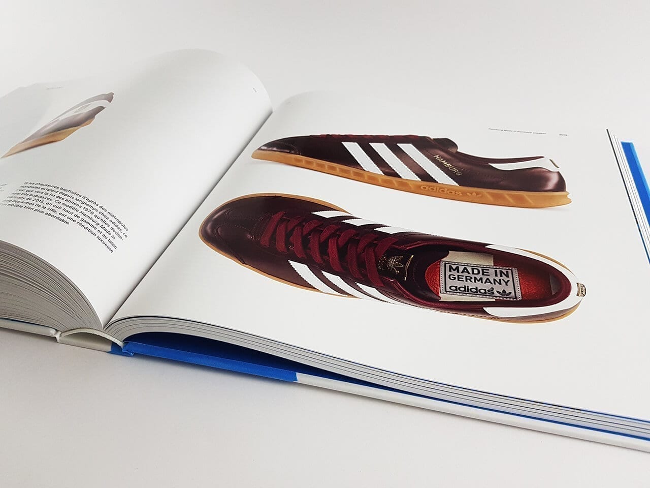 The adidas Archive The Footwear Collection TASCHEN Verlag aufgeschlagene Doppelseite