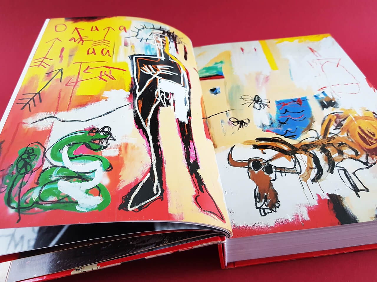 Basquiat TASCHEN Verlag aufgeschlagene Doppelseite