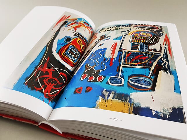 Basquiat TASCHEN Verlag aufgeschlagene Doppelseite