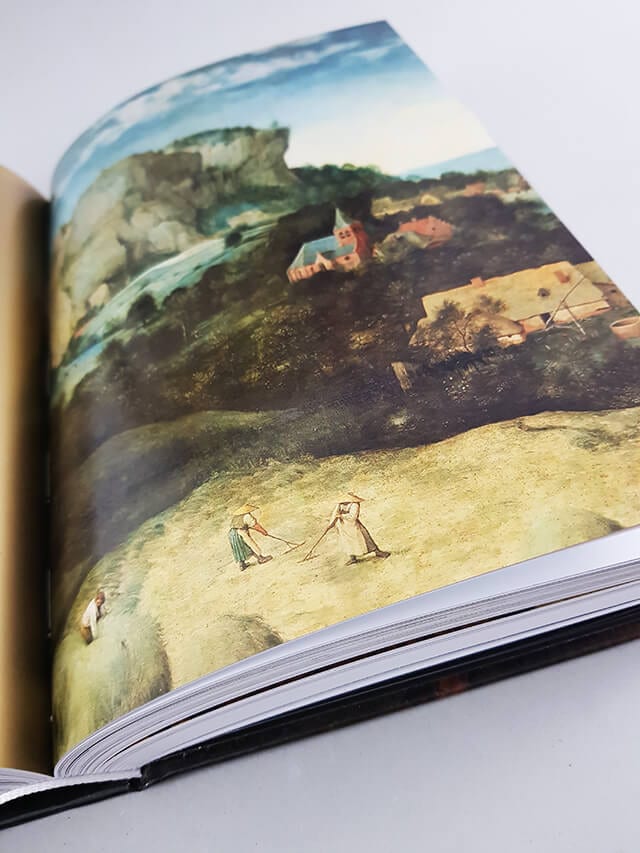 Bruegel Sämtliche Gemälde TASCHEN Verlag aufgeschlagene Seite