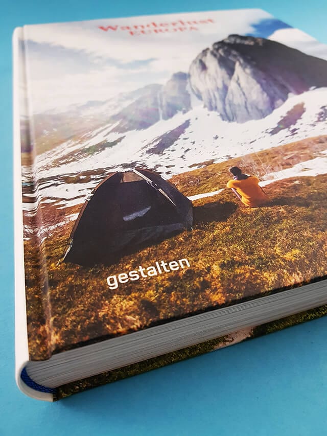 Cover des Abenteuer Buches namens Wanderlust Europa die schönsten Wanderwege aus dem gestalten Verlag