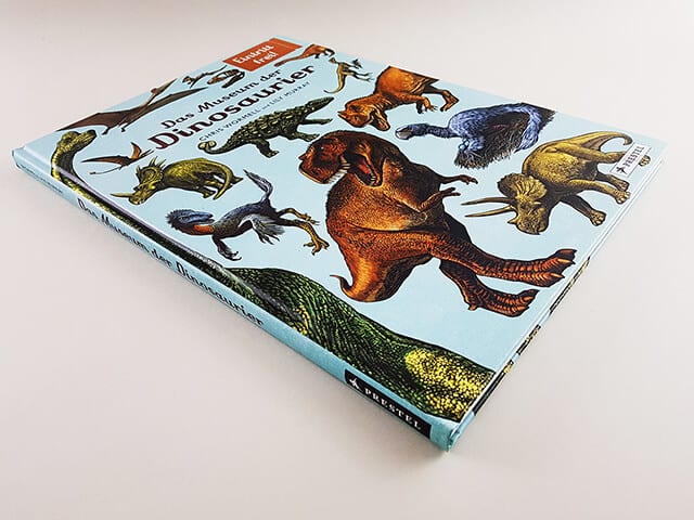 Das Museum der Dinosaurier Prestel Verlag Buchcover liegend