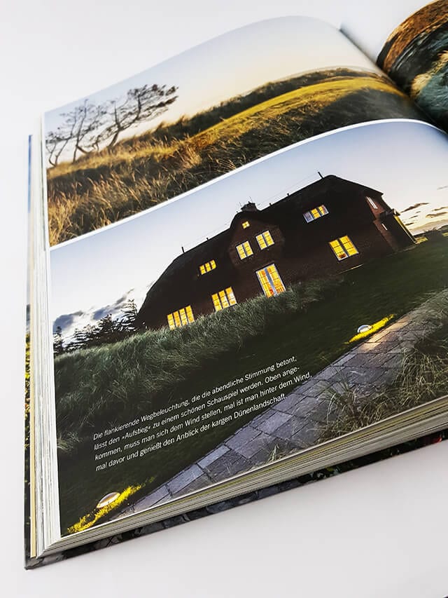 Gärten auf Sylt Prestel Verlag aufgeschlagener Bildband