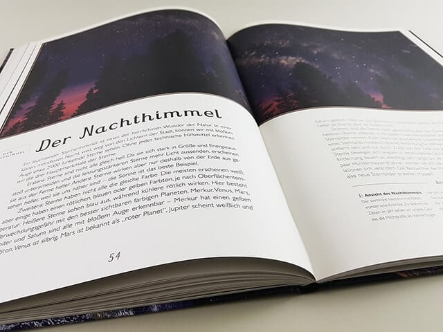 Das Planetarium Eintritt frei Prestel Verlag aufgeschlagenes Kinderbuch