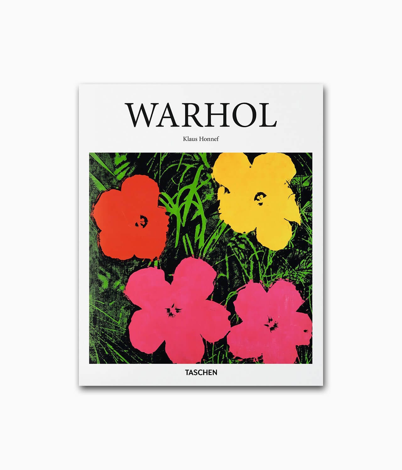 Buchcover eines Buches über Andy Warhol aus dem TASCHEN Verlag Kleine Reihe
