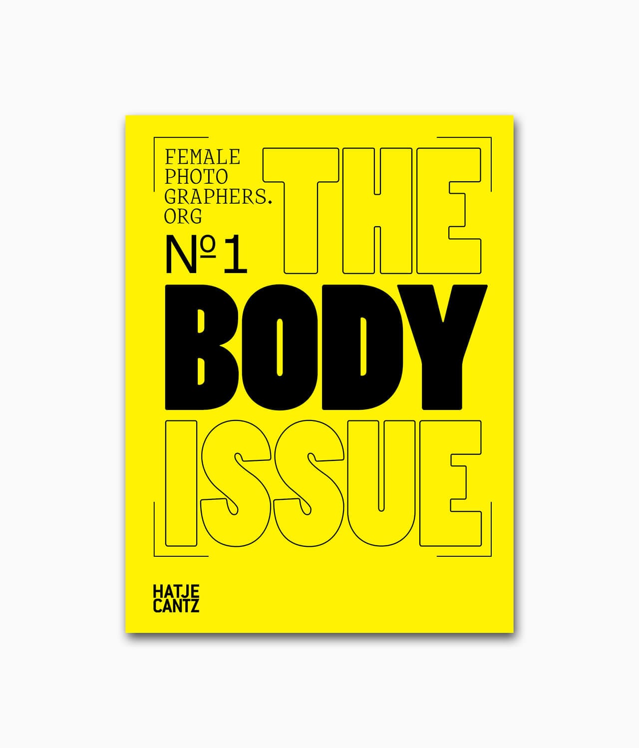 Cover des Fotografie Buches über Frauen namens Female Photographers Org The Body Issue vom Hatje Cantz Verlag