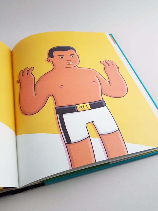 Muhammad Ali Insel Verlag aufgeschlagenes Kinderbuch