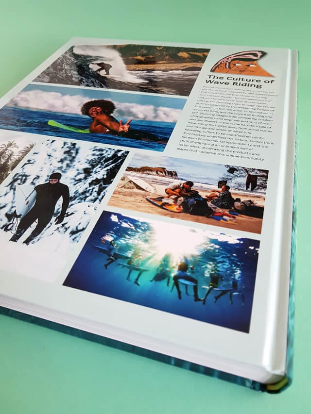 Surf Odyssey gestalten Verlag Buchrückseite