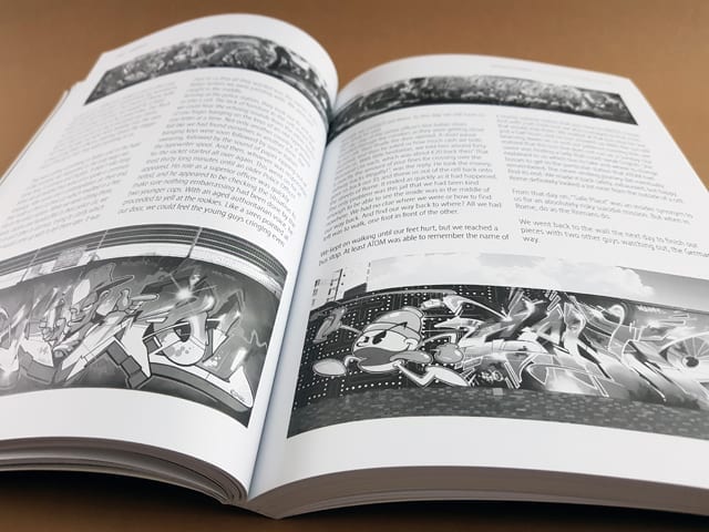 Untold Stories Publikat Verlag aufgeschlagenes Kunstbuch