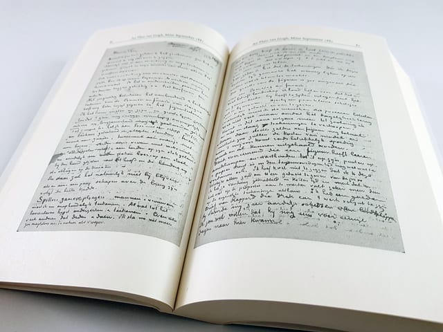 Vincent van Gogh Briefe Reclam Verlag aufgeschlagenes Buch