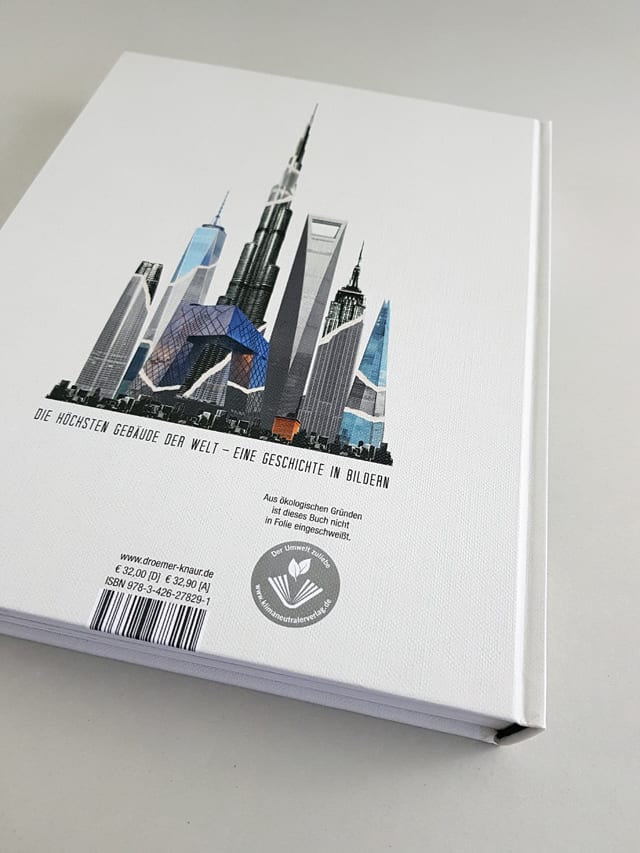 Wolkenkratzer Droemer Verlag Buchrückseite