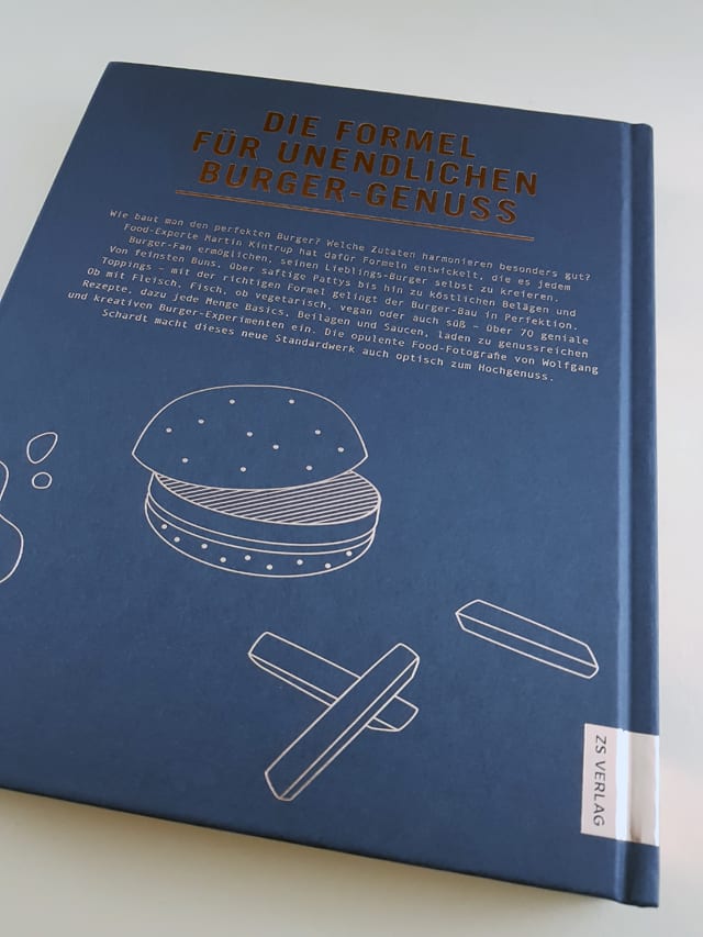 Die Burger Formel ZS Verlag Buchrückseite