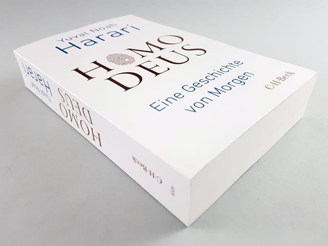 Homo Deus C.H.Beck Verlag Buchcover liegend